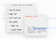 Choose Between Cloud Storage and Database for Storing Files