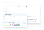 Validate Headers